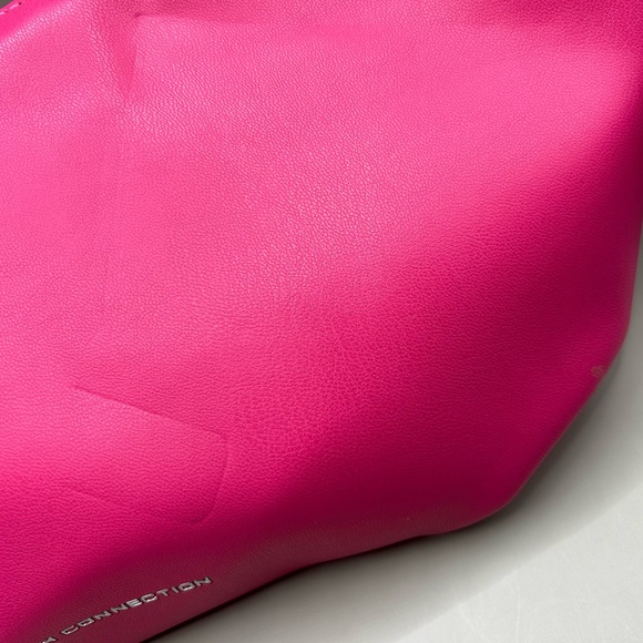 NWT MSRP $108 French Connection Brie Medium Shoulder Bag in Raspberry Sorbet - Picture 8 of 8